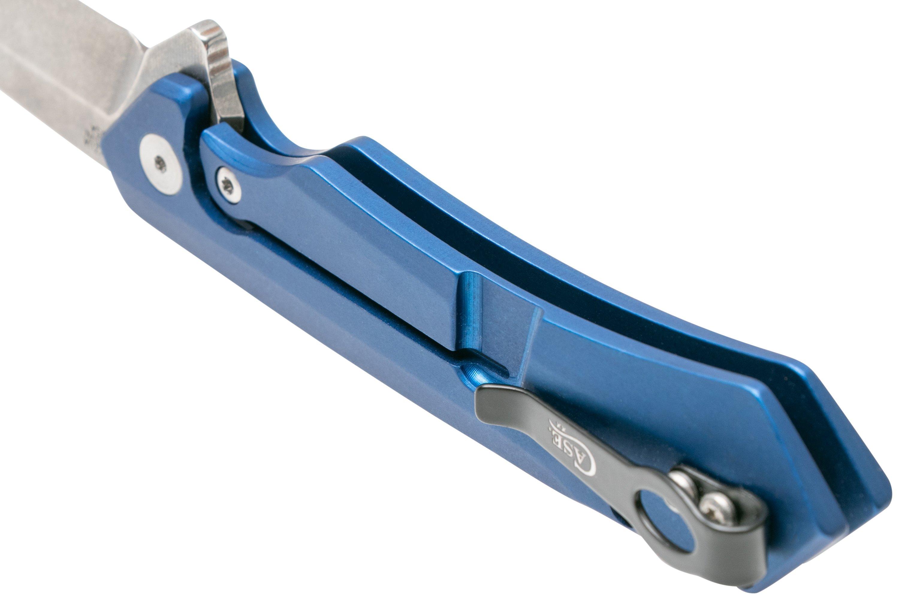 Case The Kinzua, Blue Anodized Aluminum, Tanto S35VN, 646643 pocket ...