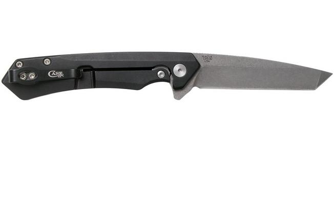 Case The Kinzua, Black Anodized Aluminum, Tanto S35VN, 64665