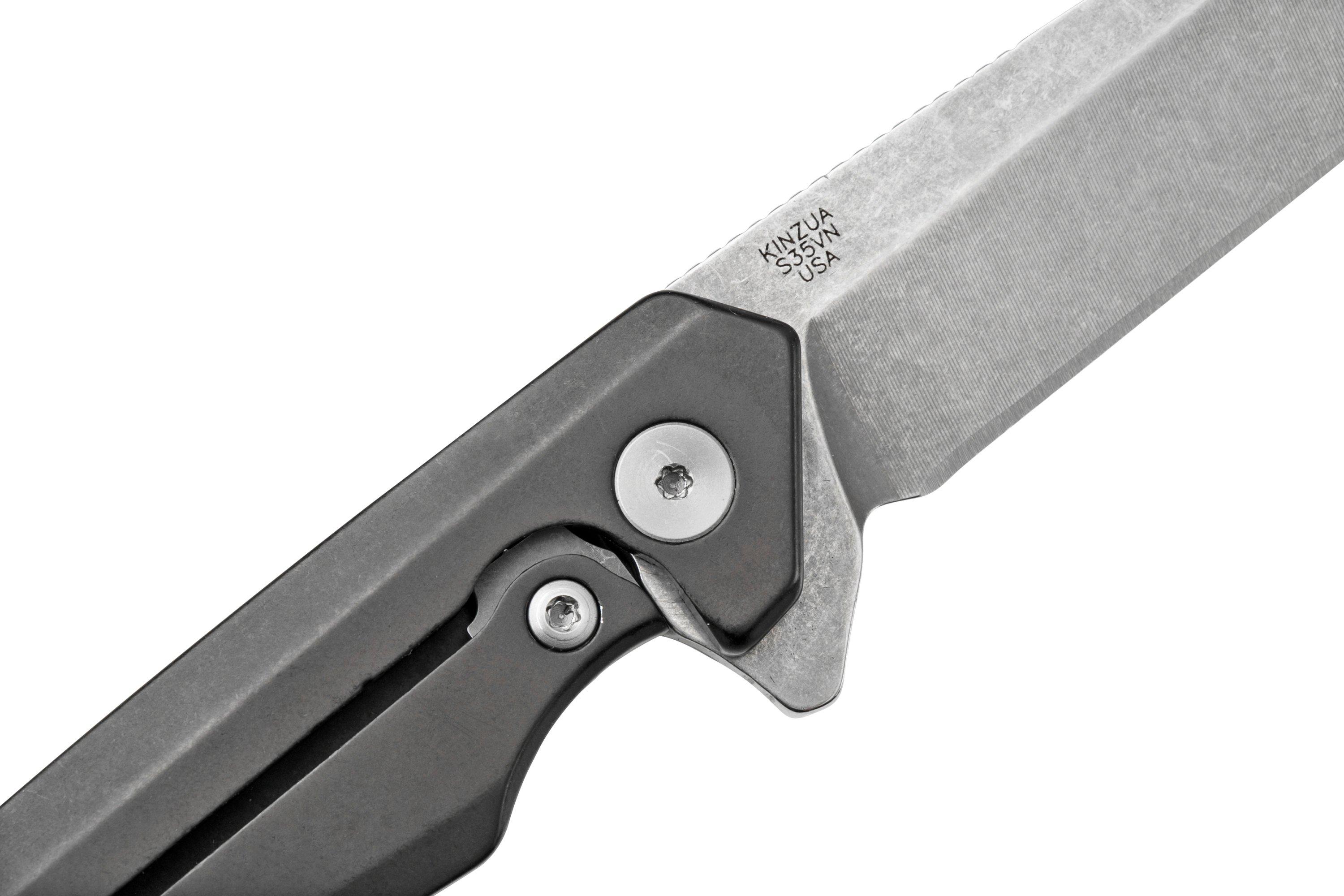 Case Knife Kinzua Spear 64688, Black Anodized Aluminium Milled, pocket