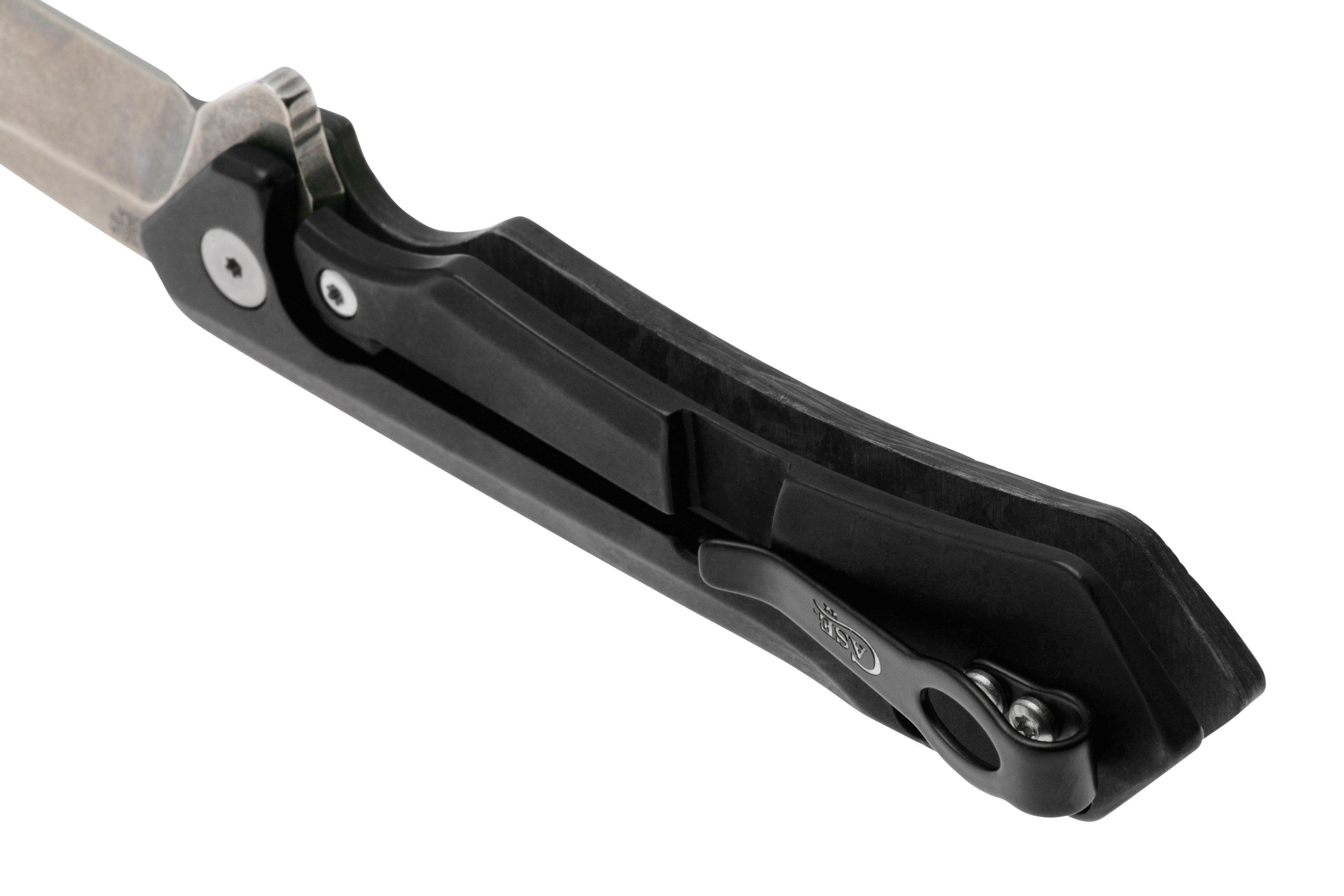Case The Kinzua, Black Marbled Carbon Fiber, Spear Blade S35VN, 64801 ...
