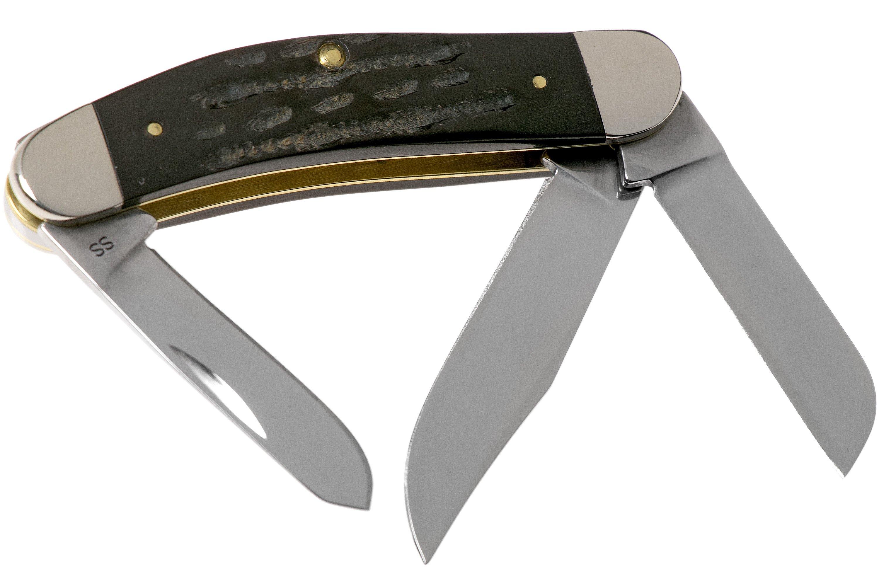 Case Sowbelly Jigged Buffalo Horn 65015, TBBH339 SS pocket knife