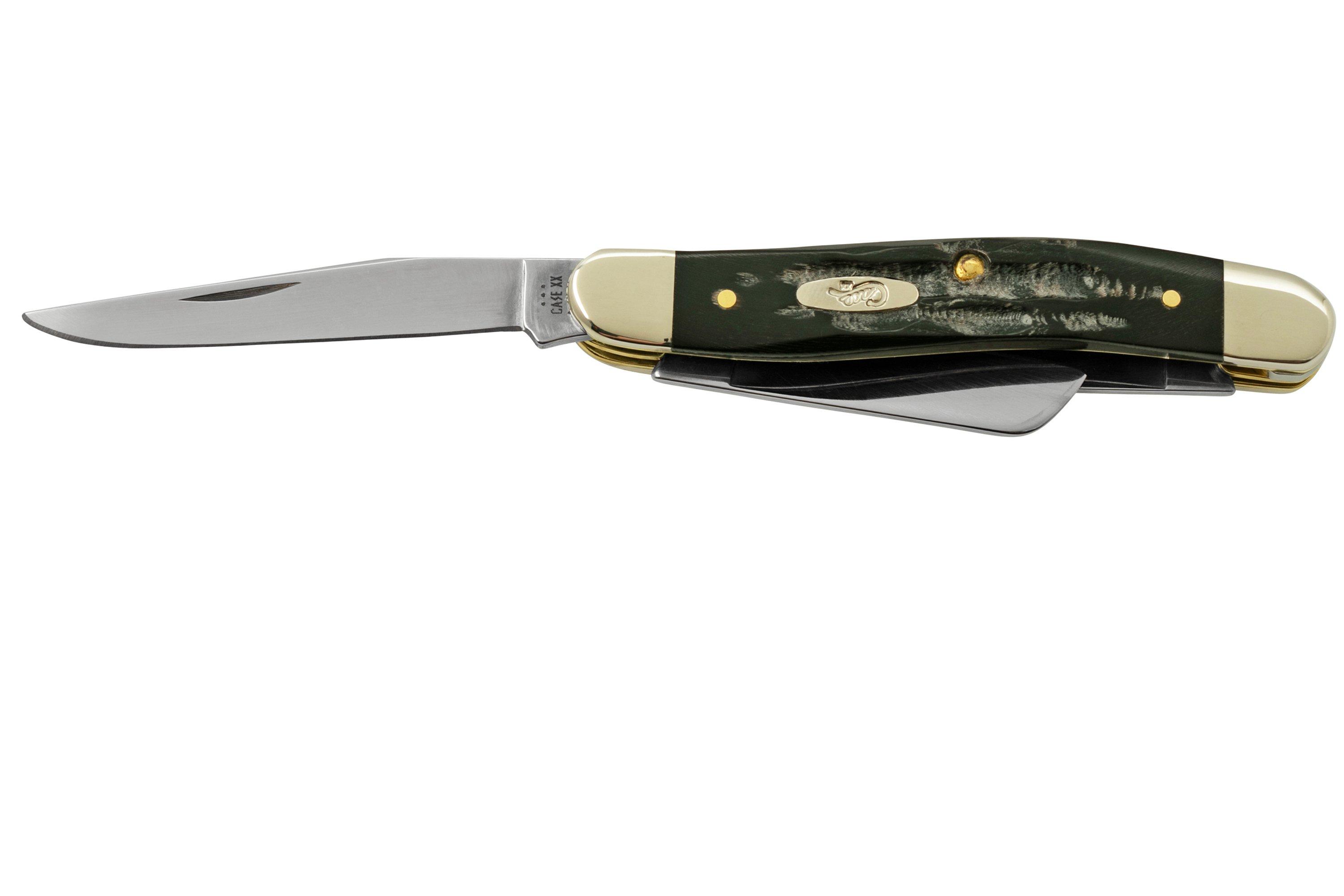 Case Medium Stockman 65028 Jigged Buffalo Horn, pocket knife