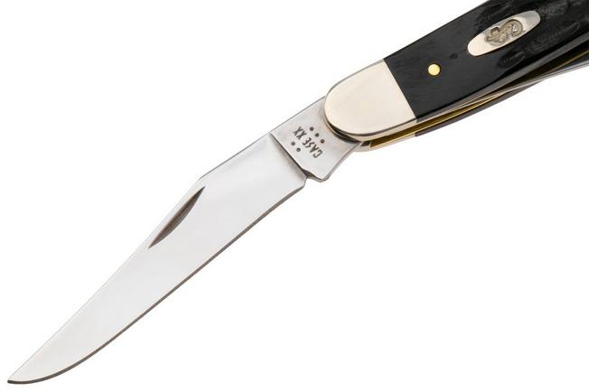 Afbeelding voor Case Muskrat Jigged Buffalo Horn, 65032, MUSKRAT SS zakmes
