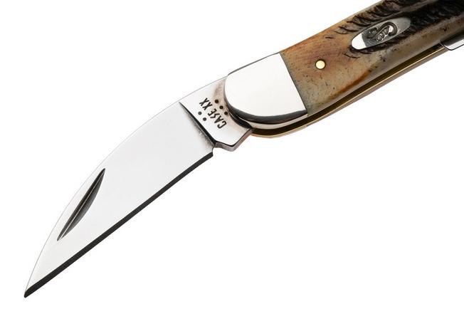 Afbeelding voor Case Seahorse Whittler, 6.5 BoneStag, 65347, 6.5355WH SS zakmes