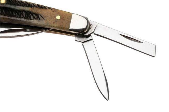 Afbeelding voor Case Seahorse Whittler, 6.5 BoneStag, 65347, 6.5355WH SS zakmes
