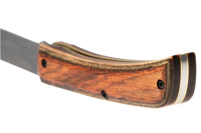 Afbeelding voor Case Sod Buster Jr. Smooth Brown/Green Dymalux Wood, Crossroads XR, 66381, XR7137 S35VN zakmes
