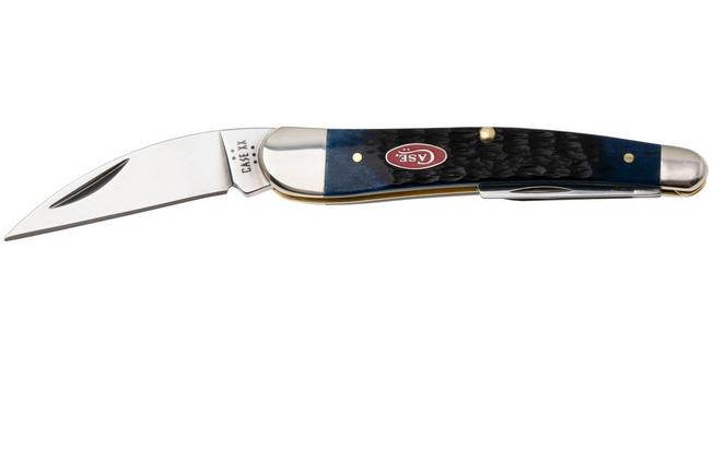 Bild für Case Seahorse Whittler, Navy Blue Bone, Rogers Jig, 6889, 6355WH Stainless Steel Taschenmesser