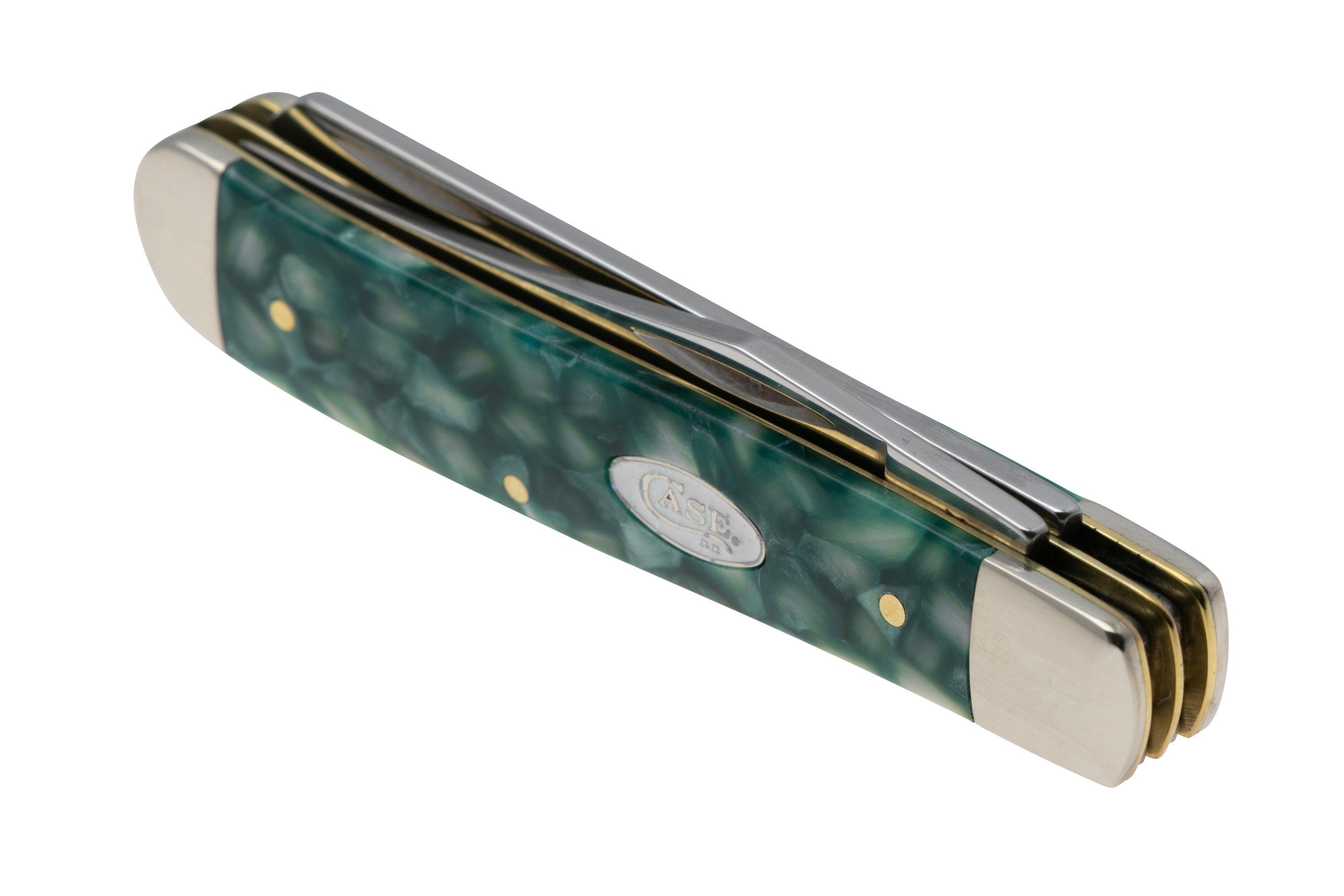 Case Mini Trapper 71381 SparXX, Smooth Green Kirinite 10207 pocket