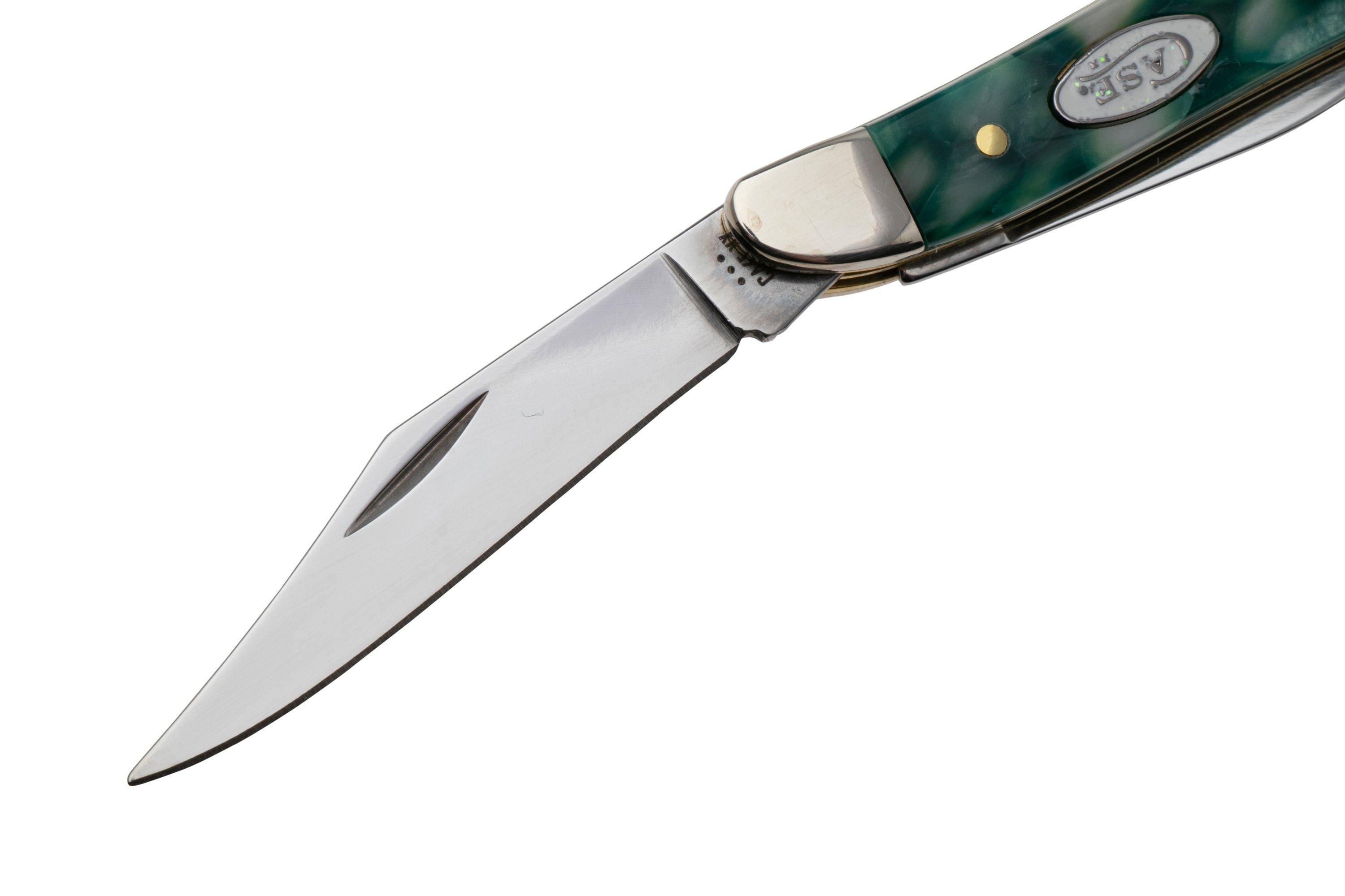 Case Peanut 71384 SparXX, Smooth Green Kirinite 10220 pocket knife ...