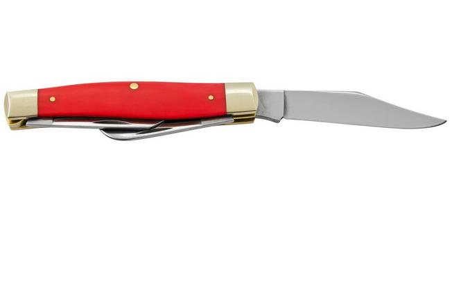  Case XX WR POCKET KNIFE LARGE STOCKMAN - AMERICAN WORKMAN CS -  SMOOTH RED SYNTHETIC, ITEM 73929, LENGTH CLOSED 4 1/4 INCH (4375 CS) :  Sports & Outdoors