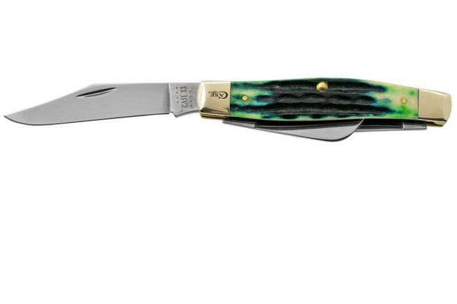 Case Jig Large Stockman, Hunter Green Bone, Deep Canyon, 75833, 6375 SS,  pocket knife