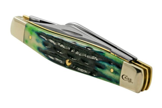 Case Jig Large Stockman, Hunter Green Bone, Deep Canyon