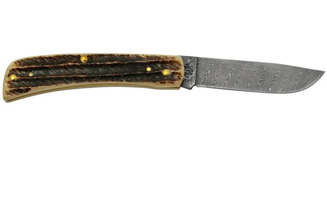 Imagen para Case Sod Buser Jr 77461 Damascus Vintage Bone, navaja