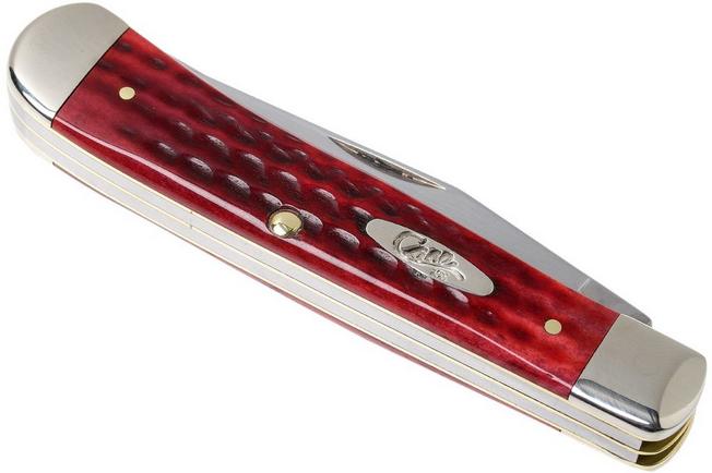 Case Medium Stockman Pocket Worn Old Red Bone Pocket Knife – Swiss