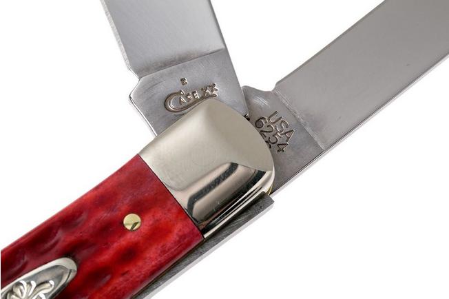 Case Trapper Pocket Worn Old Red Bone, 00783, 6254 SS pocket knife