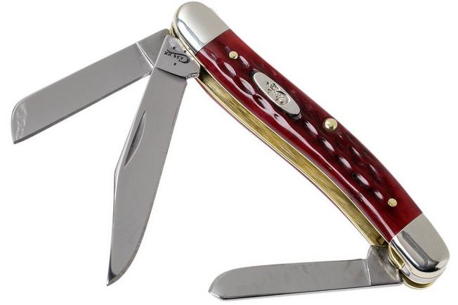 Case Medium Stockman Pocket Worn Old Red Bone Pocket Knife – Swiss Knife  Shop