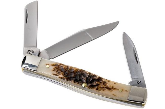 Case Stockman Amber Jigged Bone, 00079, 63032 CV pocket knife