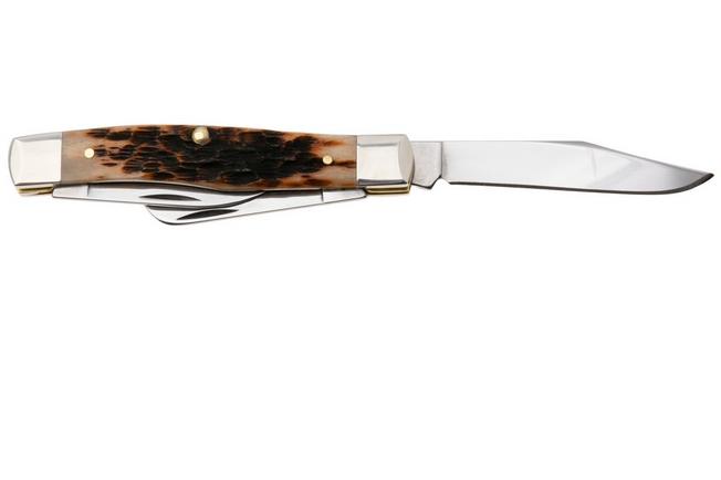 Image for Case Stockman Amber Jigged Bone, 00079, 63032 CV pocket knife