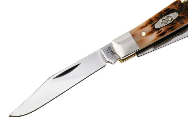 Image for Case Stockman Amber Jigged Bone, 00079, 63032 CV pocket knife