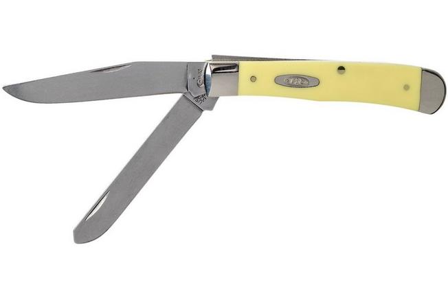 Case Trapper Yellow Synthetic, 80161, 6254 SS pocket knife