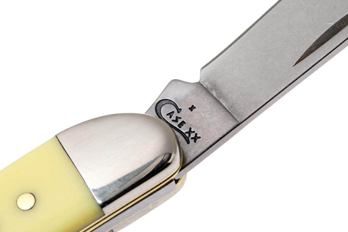 Case Pen Knife Yellow Synthetic, 81090, 32087 SS pocket knife