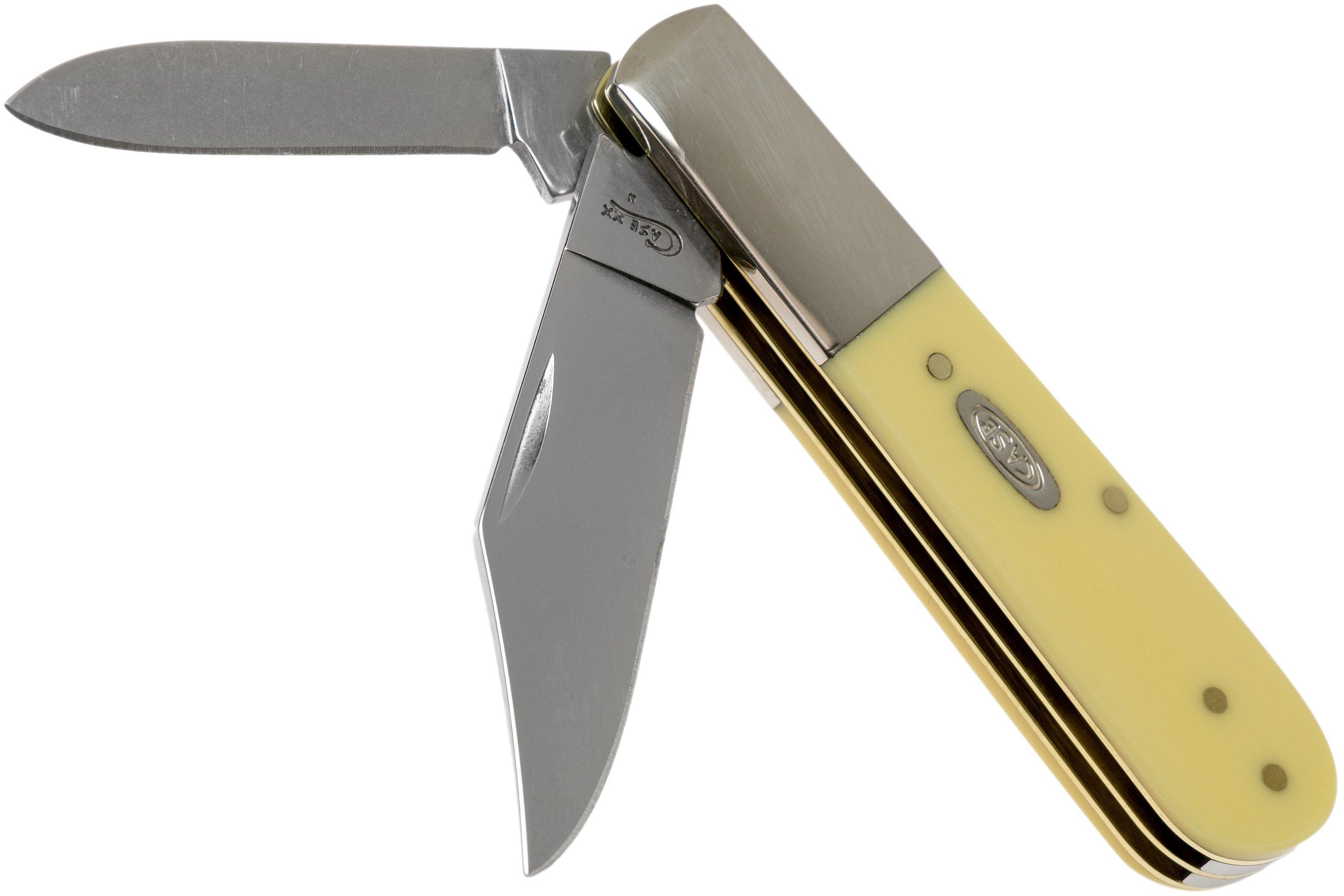 Case Barlow Yellow Synthetic, 32009 SS pocket knife Advantageously