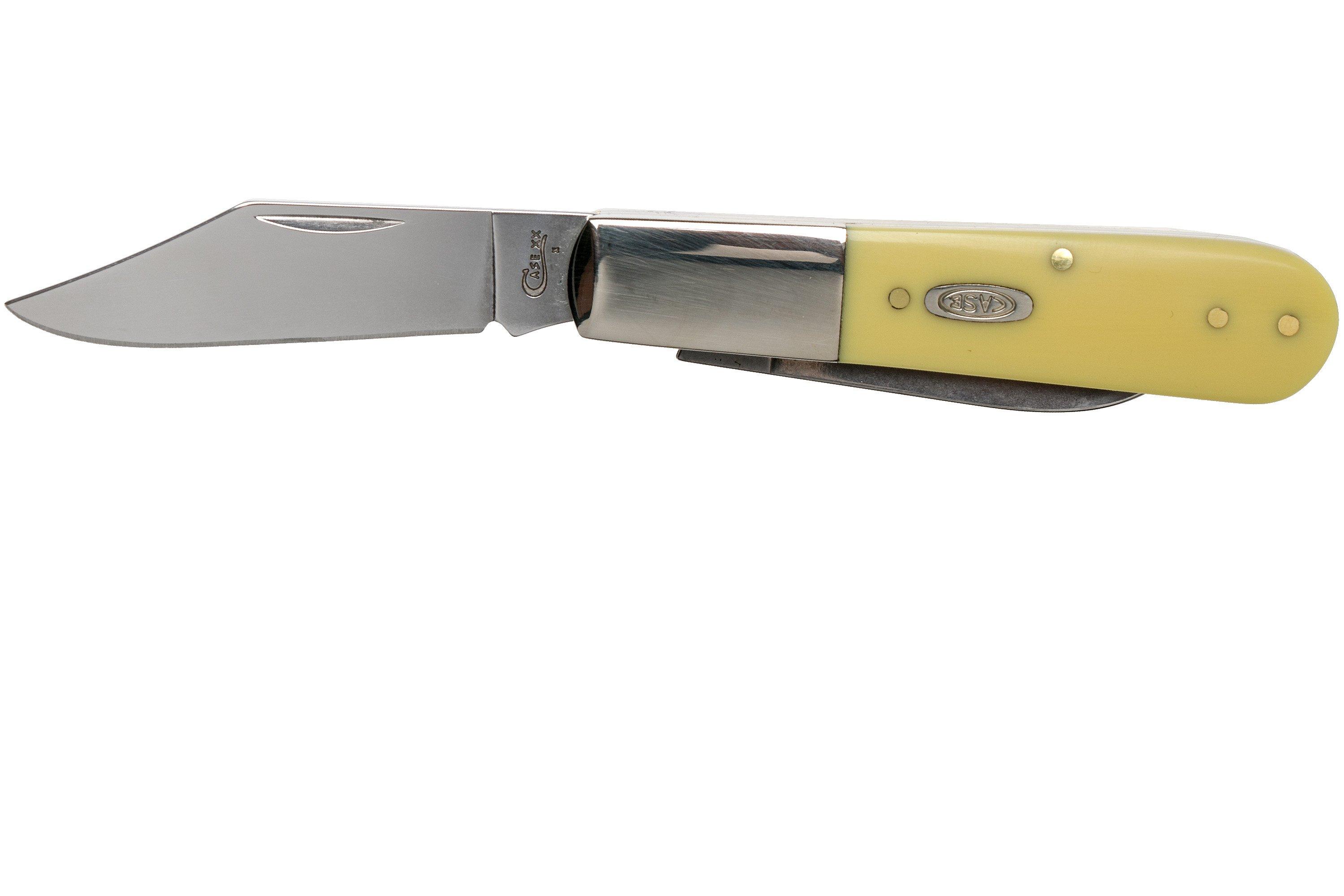 Case Barlow Yellow Synthetic, 32009 SS pocket knife Advantageously