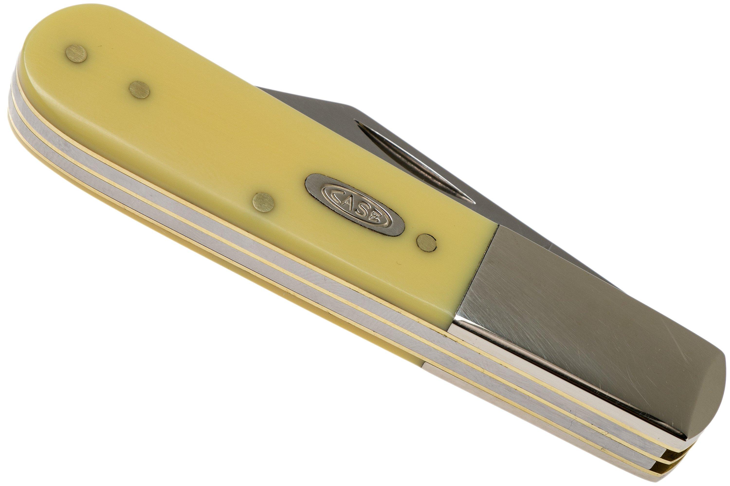 Case Barlow Yellow Synthetic, 32009 SS pocket knife Advantageously