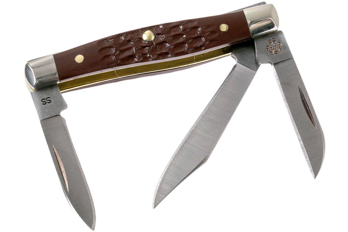 Case Small Stockman Brown Synthetic, 00081, 6333 SS pocket knife