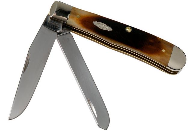 Imagen para Case Trapper Dark Molasses Bone, Sawcut, 83140, 6254 SS navaja