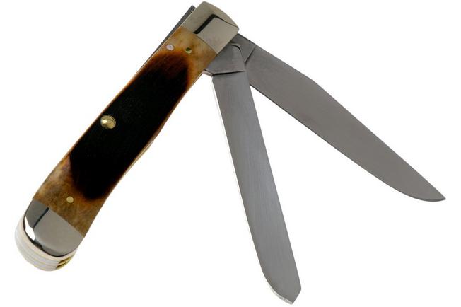 Imagen para Case Trapper Dark Molasses Bone, Sawcut, 83140, 6254 SS navaja