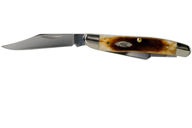 Imagen para Case Medium Stockman Dark Molasses Bone, Sawcut, 83143, 63087 SS navaja