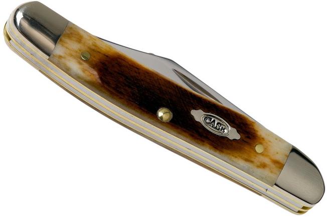 Imagen para Case Medium Stockman Dark Molasses Bone, Sawcut, 83143, 63087 SS navaja