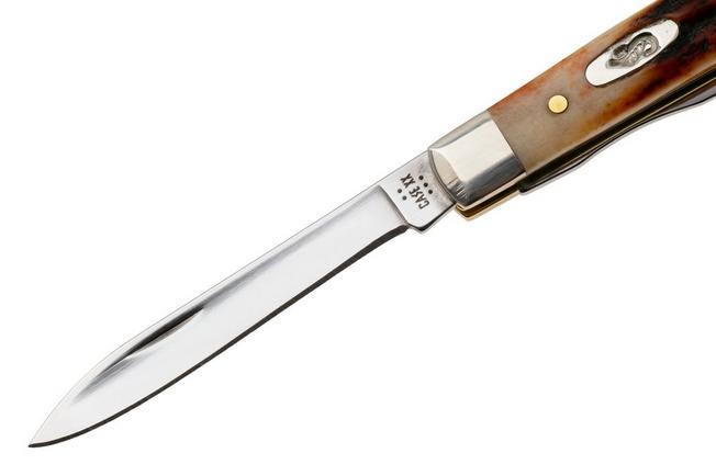 Bild für Case Baby Doc Red Stag, 9573, R5282SP Stainless Steel Taschenmesser