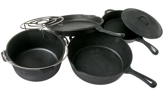 Camp Chef six piece cast iron set Advantageously shopping at