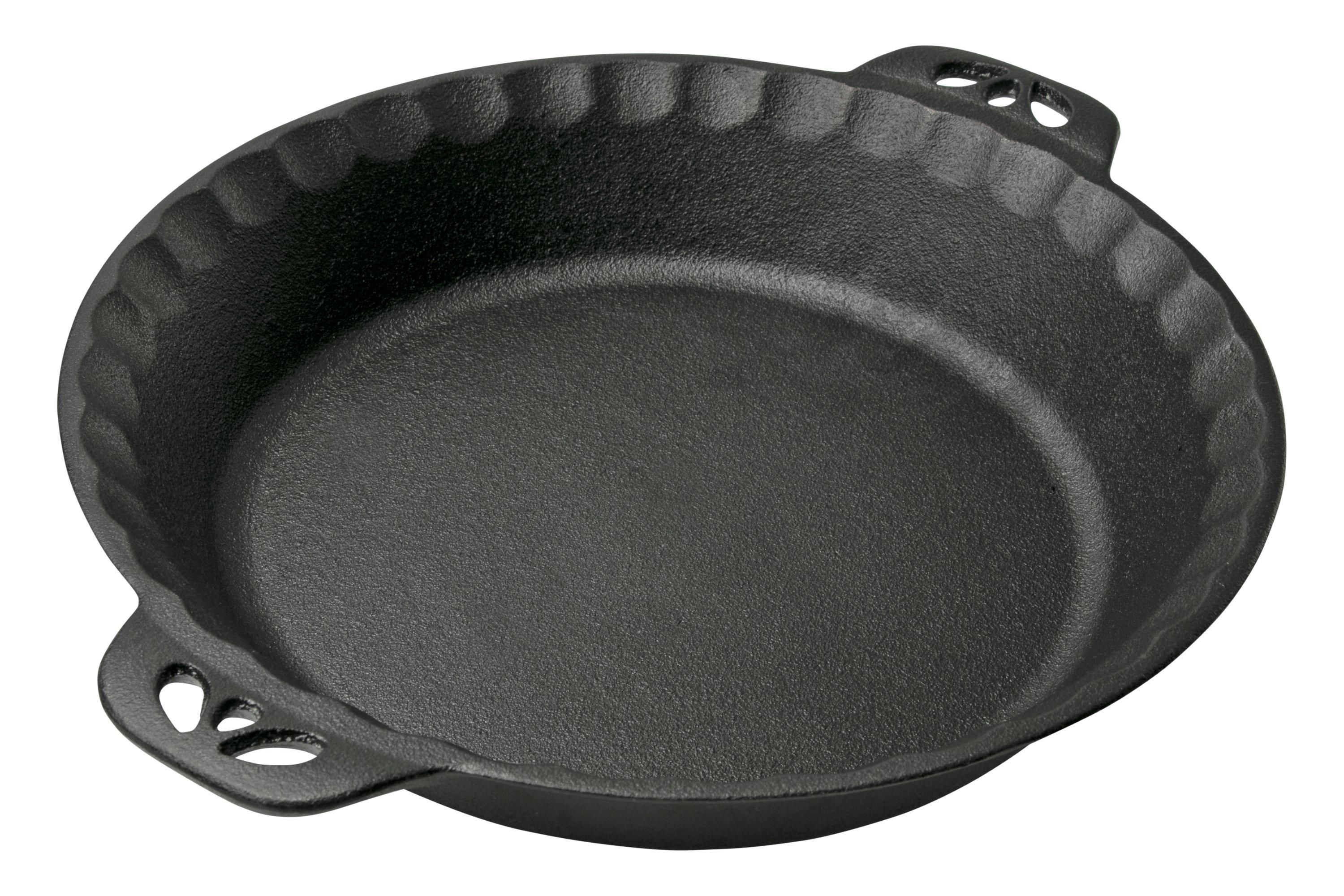 Camp Chef Cast Iron Pie Pan, Black, 10