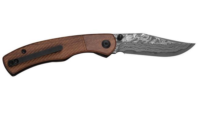 Afbeelding voor Civivi Clingman C23065B-DS1 Damascus, Milled Guibourtia Wood, zakmes, Taylor Martin design