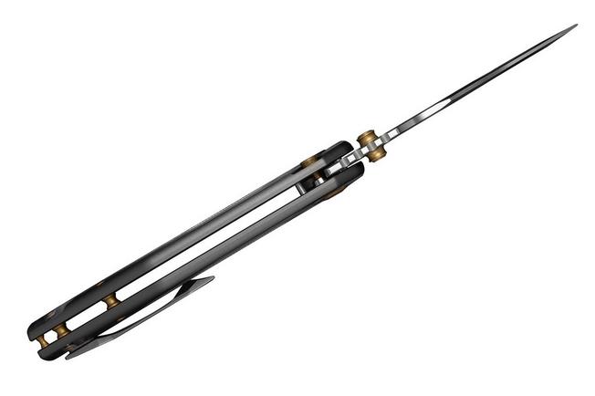 Afbeelding voor Civivi Wellmax Limited C24008C-1 Satin 14C28N, Gray Aluminum Polished Lexan Inlay, Limited Edition zakmes, Maciej Torbé design
