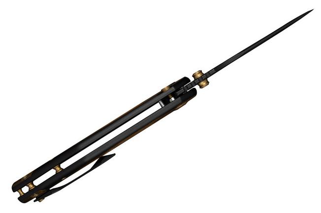 Afbeelding voor Civivi Wellmax Limited C24008C-2 Blackwashed 14C28N, Black Aluminum Polished Ultem Inlay, Limited Edition zakmes, Maciej Torbé design