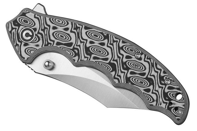 Afbeelding voor Civivi Pentad C24068-3 Satin Nitro-V, Black White Vortex Micarta, zakmes