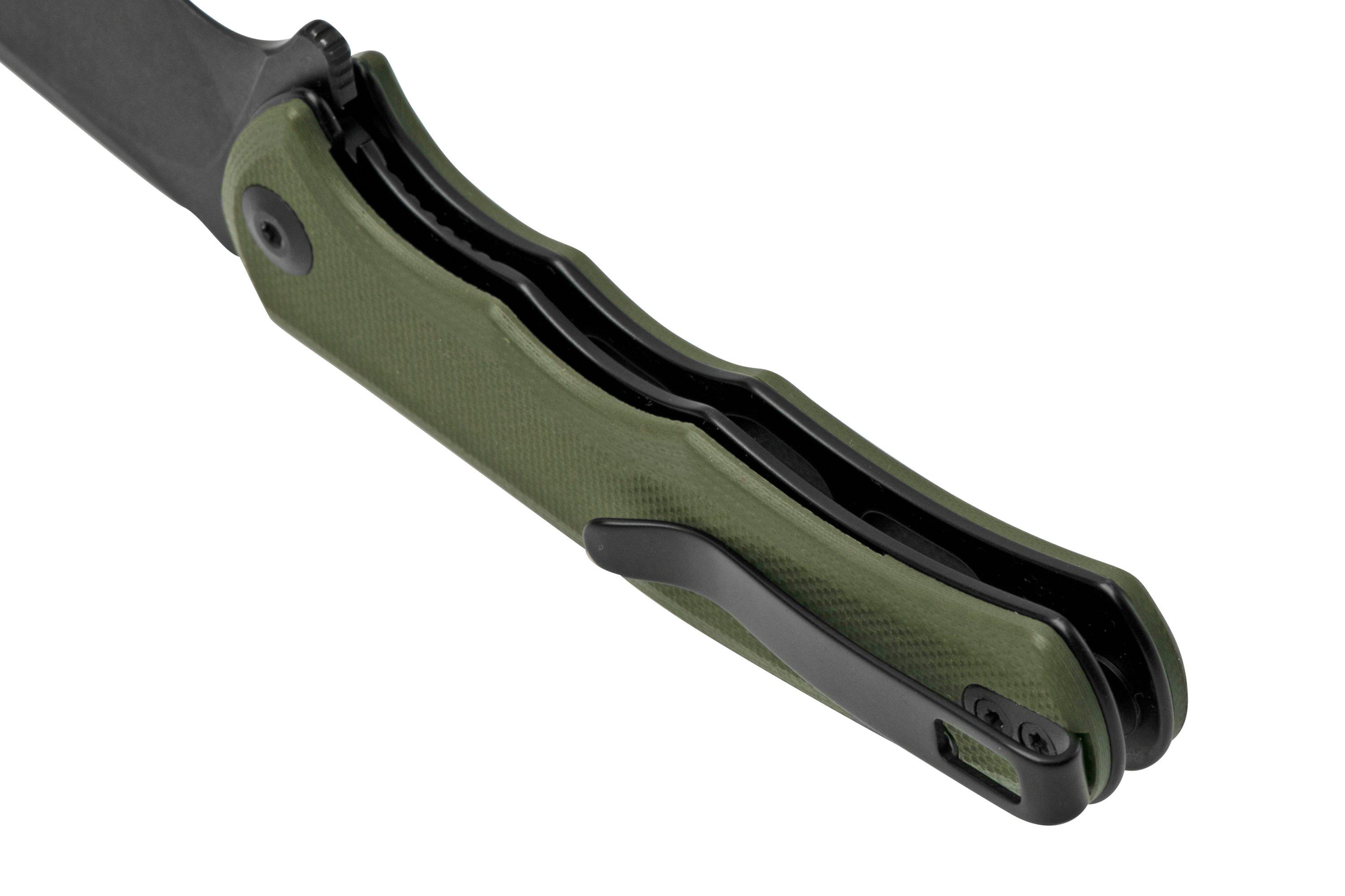 Civivi Mini Praxis C18026C-1 Green G10, pocket knife | Advantageously ...