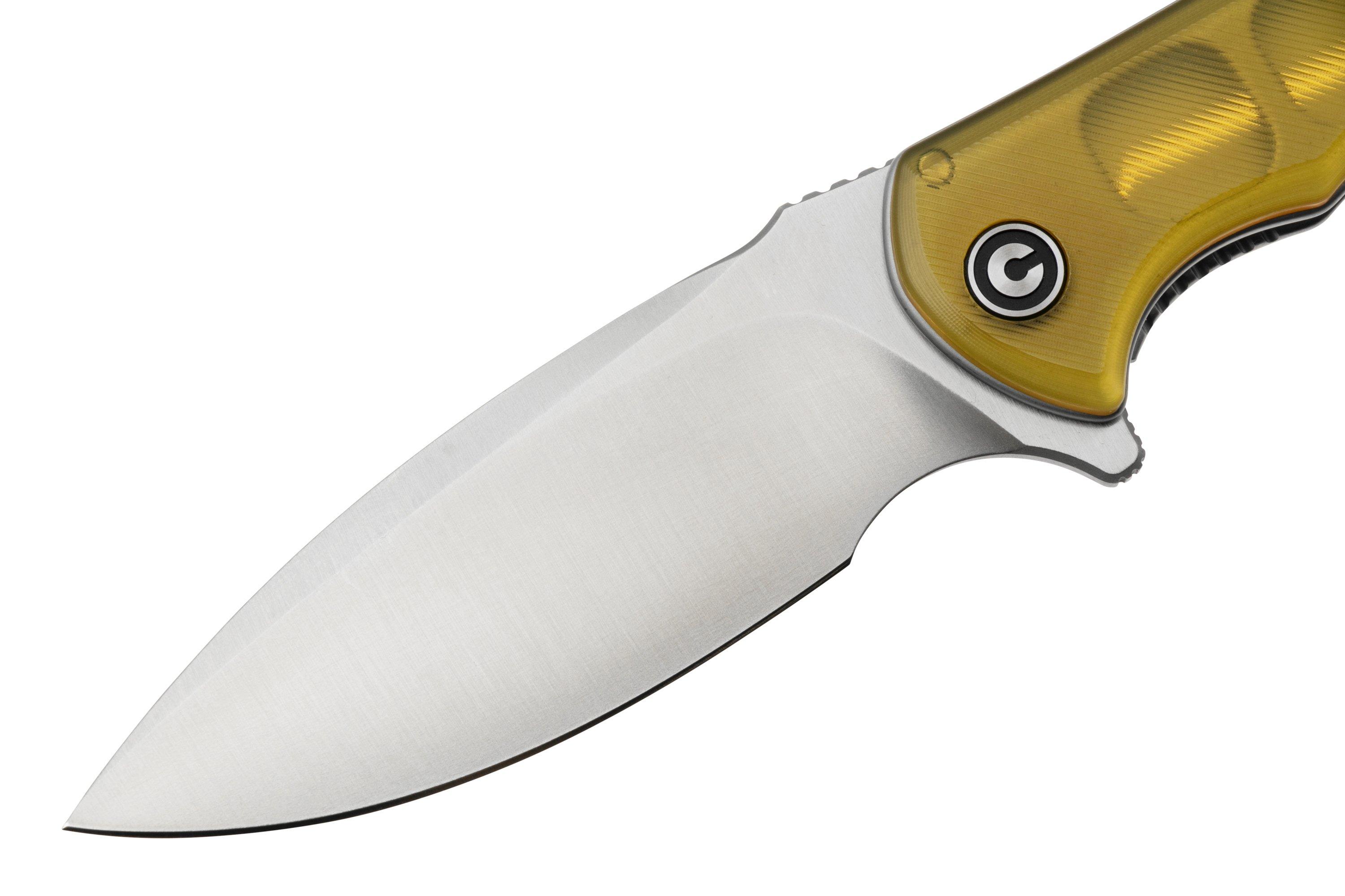 Civivi Mini Praxis C18026C-4, Satin D2, Polished Ultem, pocket