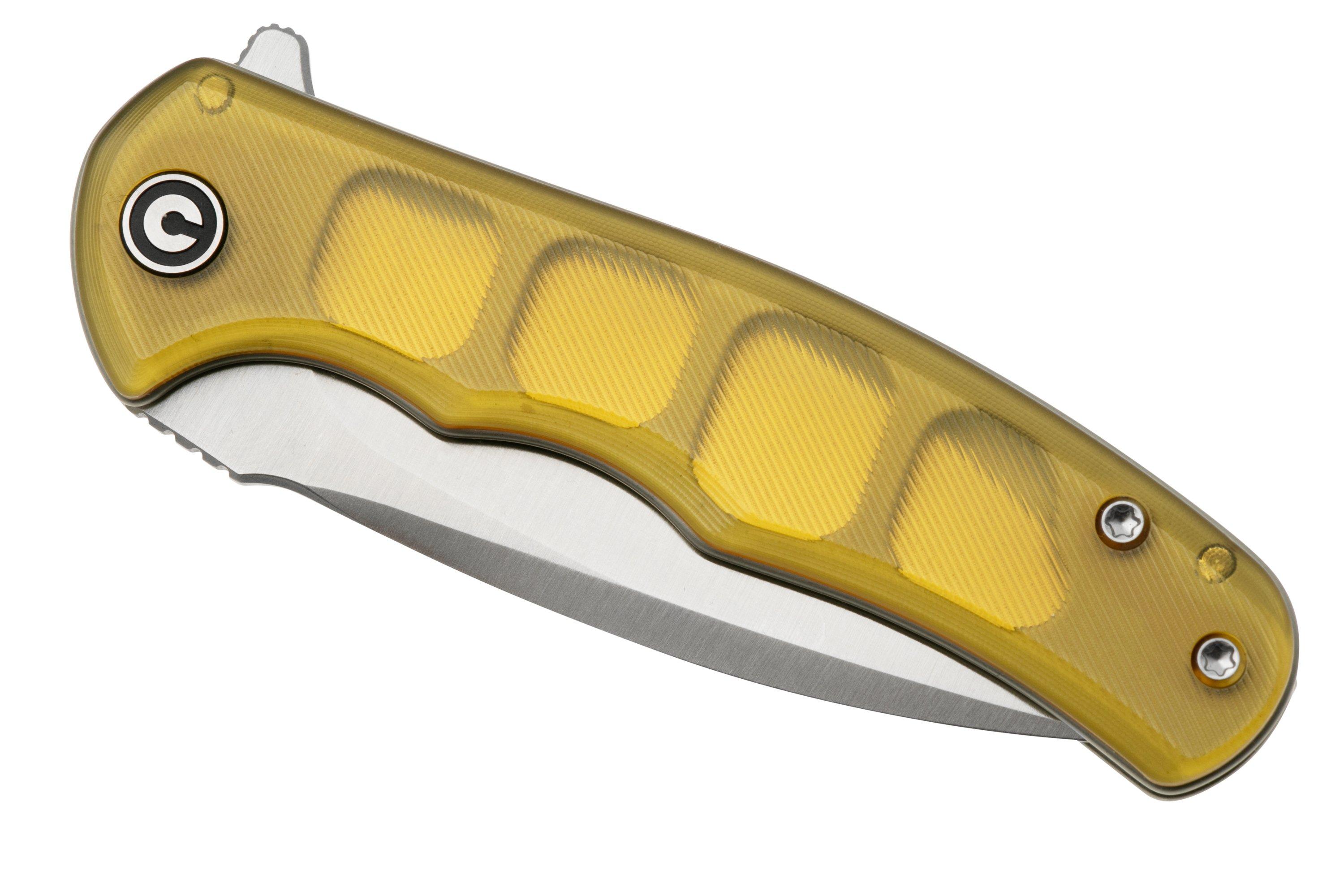 Civivi Mini Praxis C18026C-4, Satin D2, Polished Ultem, zakmes ...