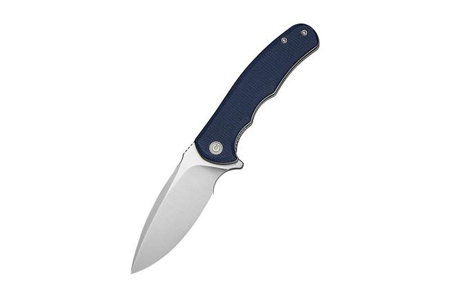 Image pour Civivi Mini Praxis C18026C-6, Satin D2, Blue Canvas Micarta, couteau de poche