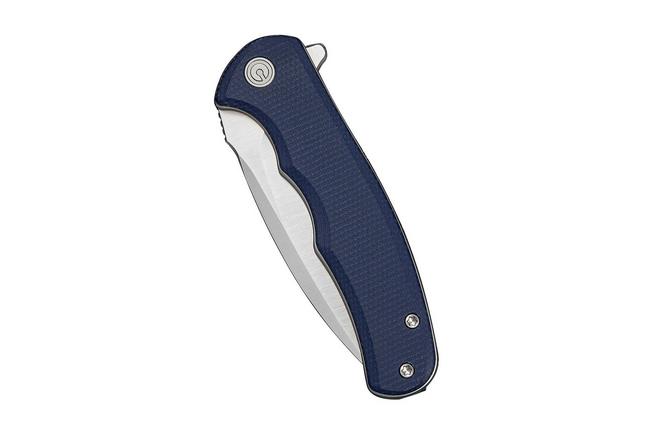 Image pour Civivi Mini Praxis C18026C-6, Satin D2, Blue Canvas Micarta, couteau de poche