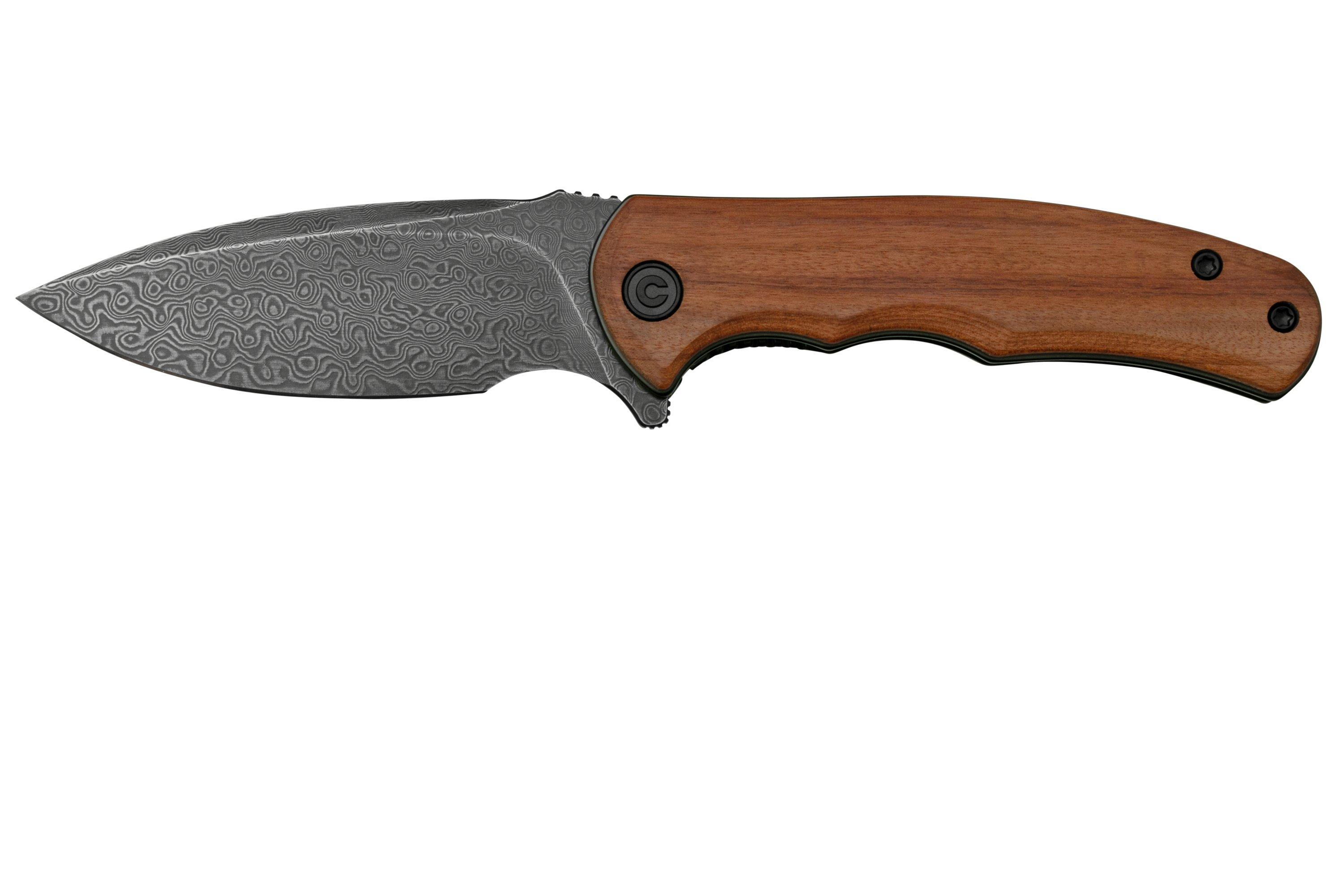 Nóż składany Civivi Mini Praxis C18026C-DS1 Damascus, Cuibourtia