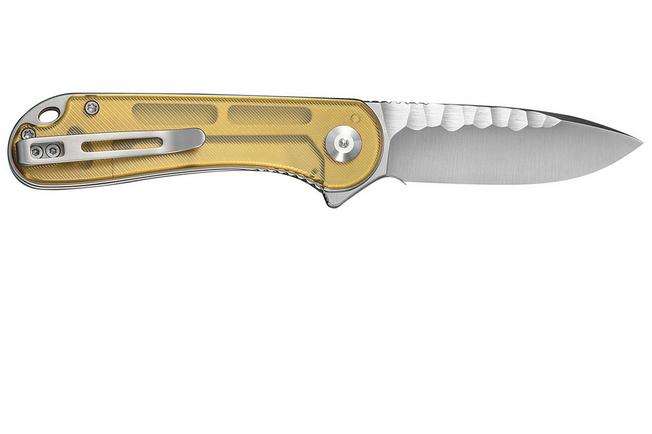 Bild für Civivi Elementum Maze C18062AM-1, Satin Rock-Grind Pattern Nitro-V, Clear Lexan Taschenmesser
