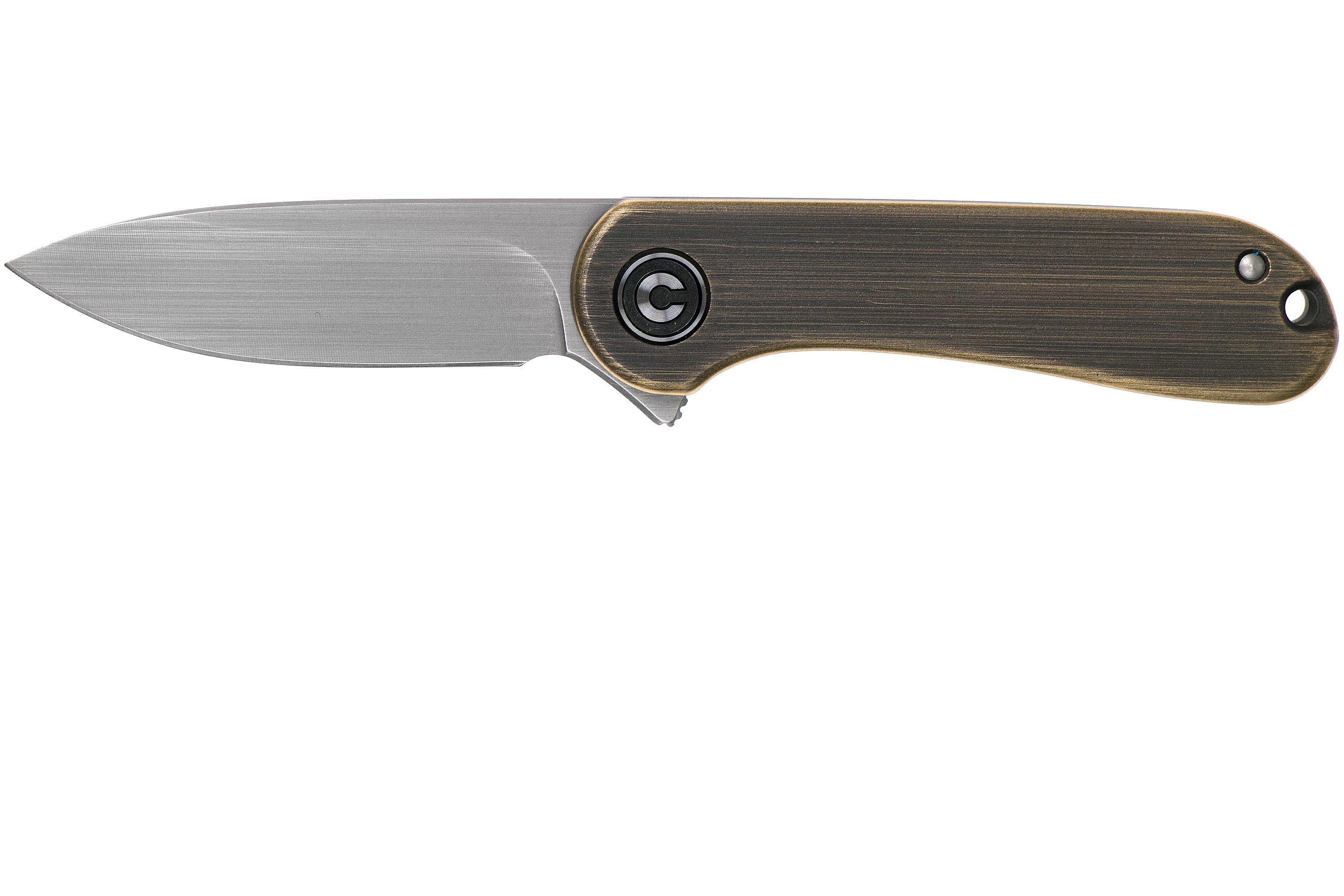 Civivi Mini Elementum C18062Q-1 Brass keychain pocket knife