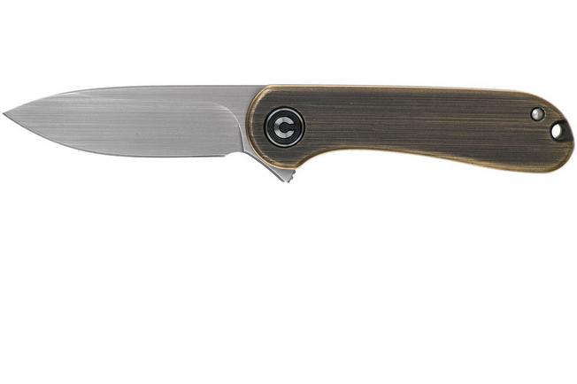 WE Knives Elementum Black Stonewashed 20CV Titanium Frame Lock Flipper  Folding Knife For Sale