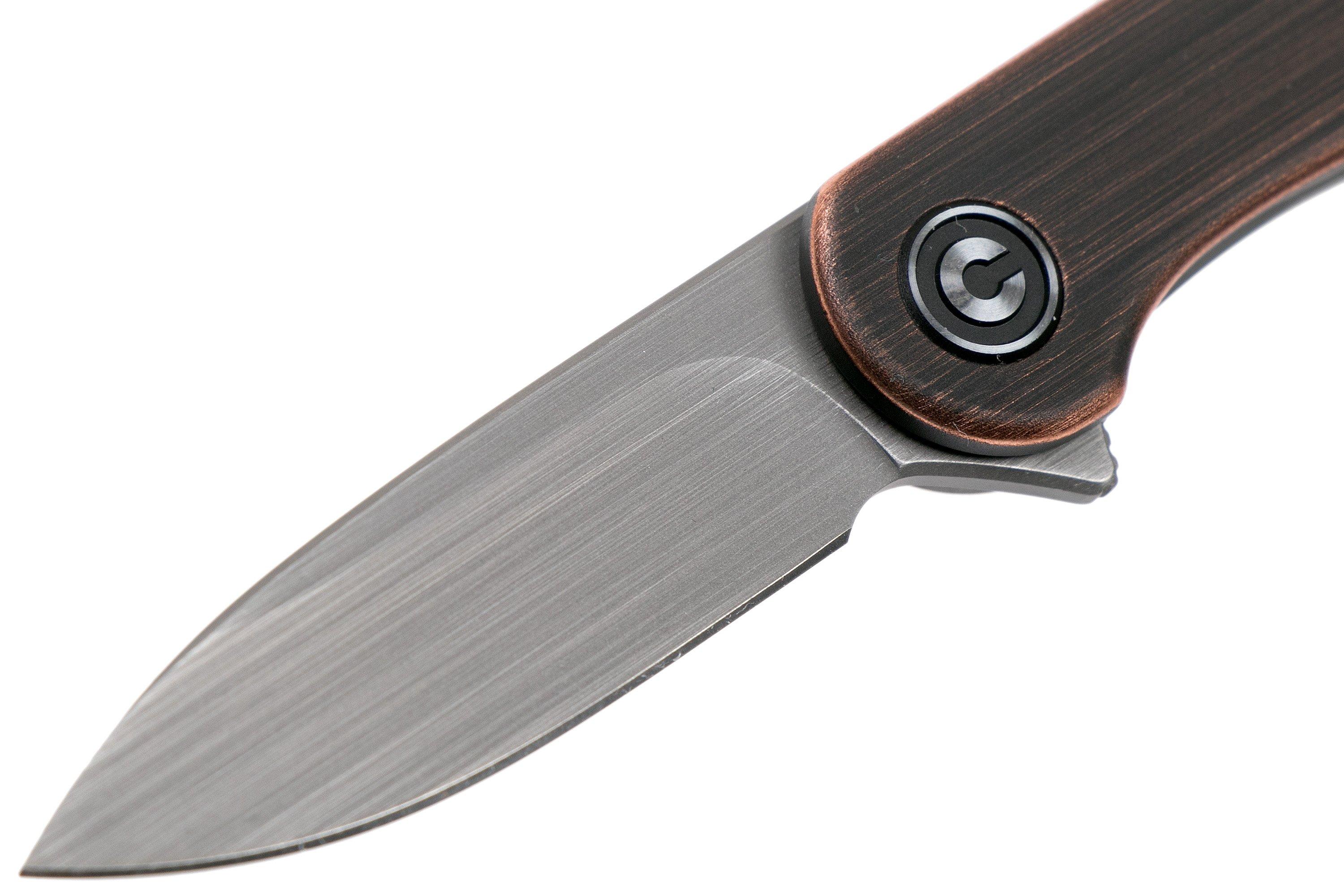 Civivi Mini Elementum C18062Q-2 Copper keychain pocket knife ...